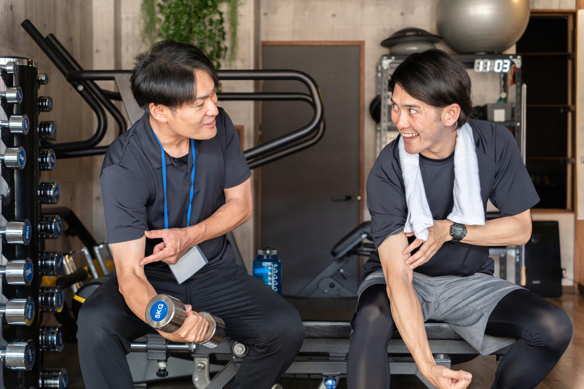 一人ひとりに合わせたマンツーマントレーニング