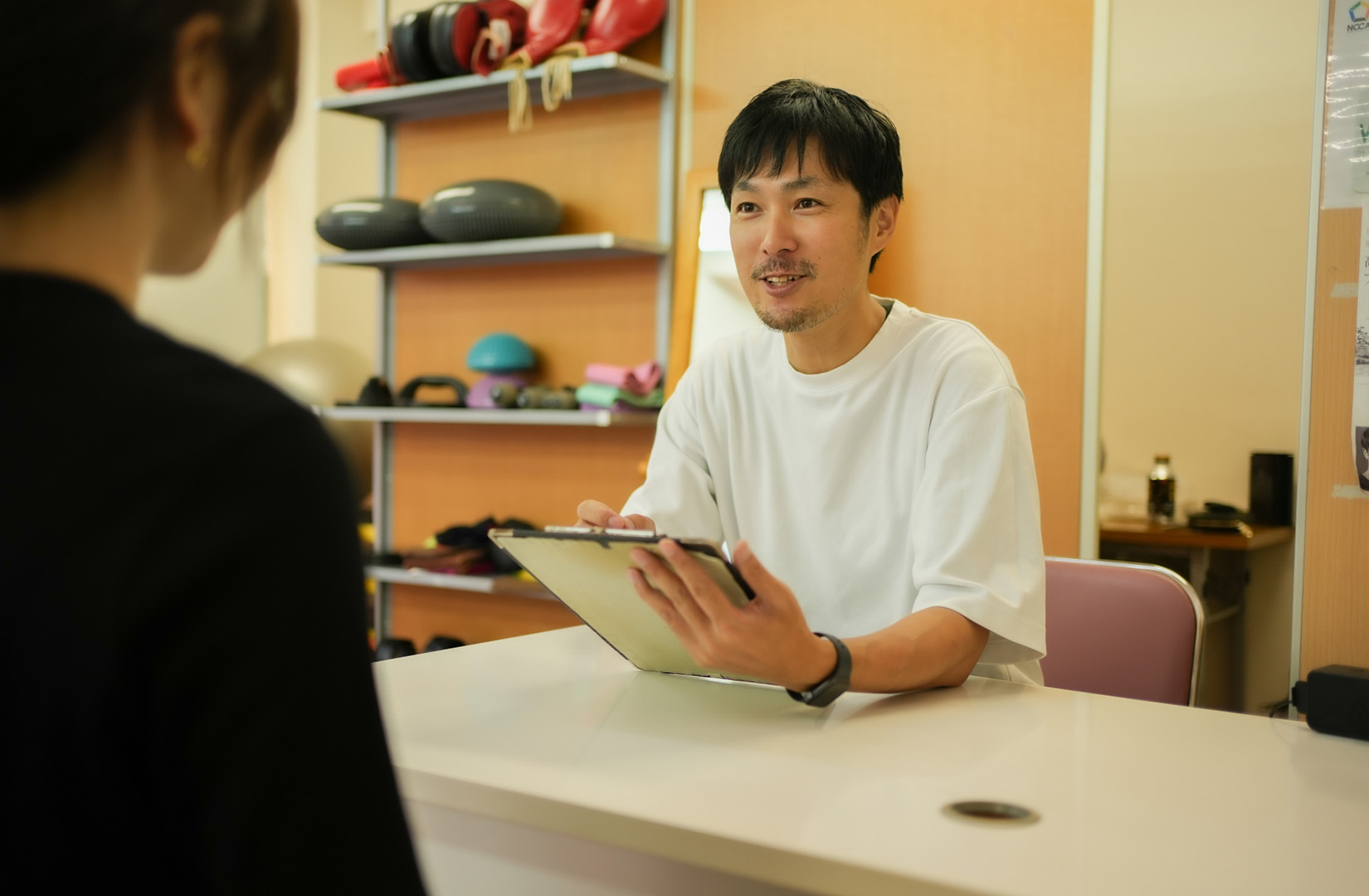 一人ひとりに合わせたプログラムで成果も出やすい